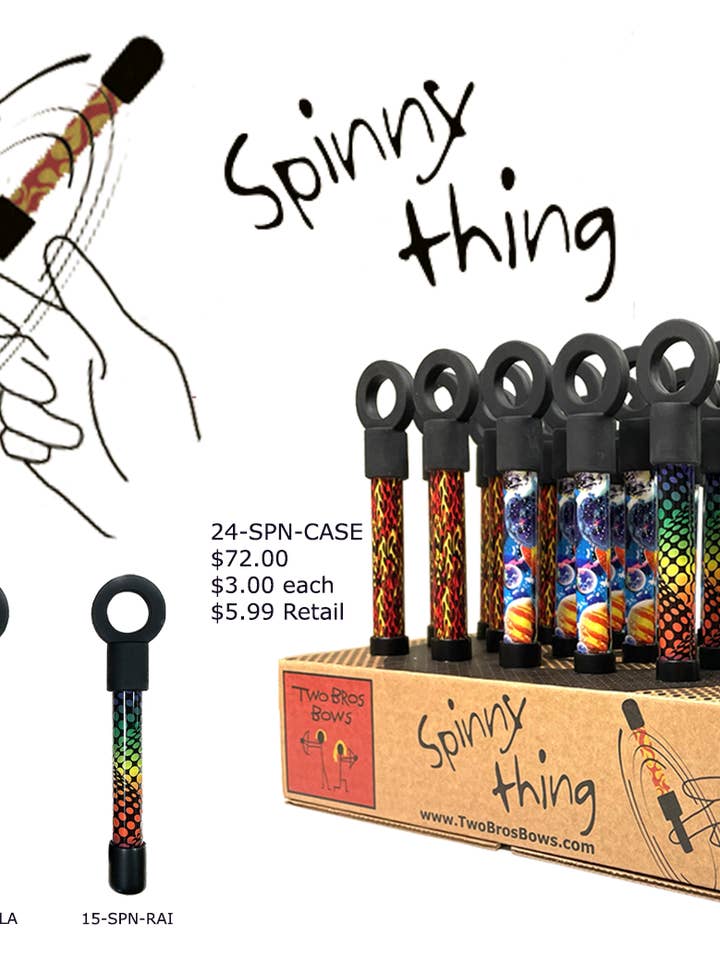 "Spinny-thing" for wholesale by Two Bros Bows