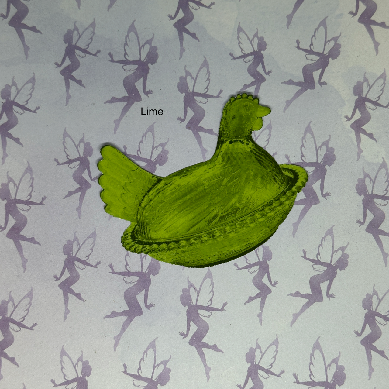 My Graphic Fairy Designs - Wholesale Sticker - Hen on Nest Sticker, Green Collection3