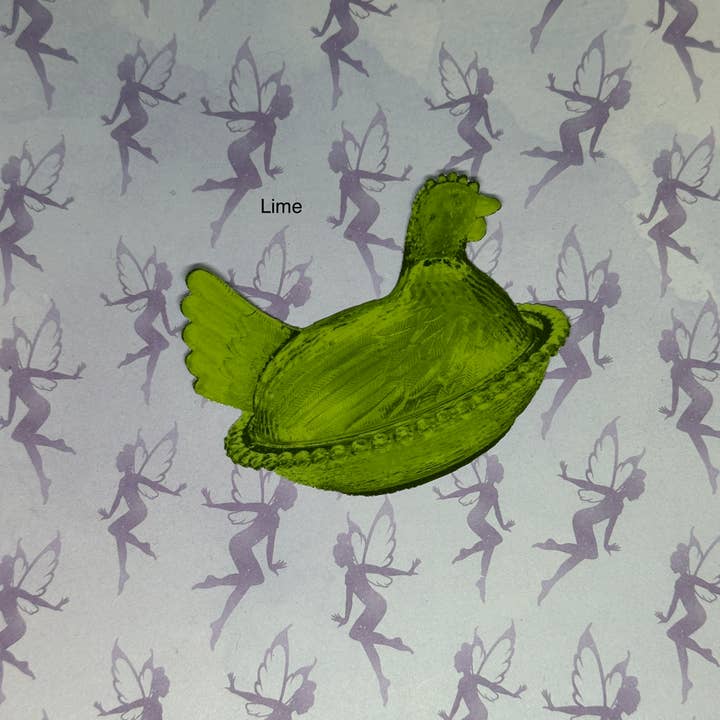 My Graphic Fairy Designs - Wholesale Sticker - Hen on Nest Sticker, Green Collection3