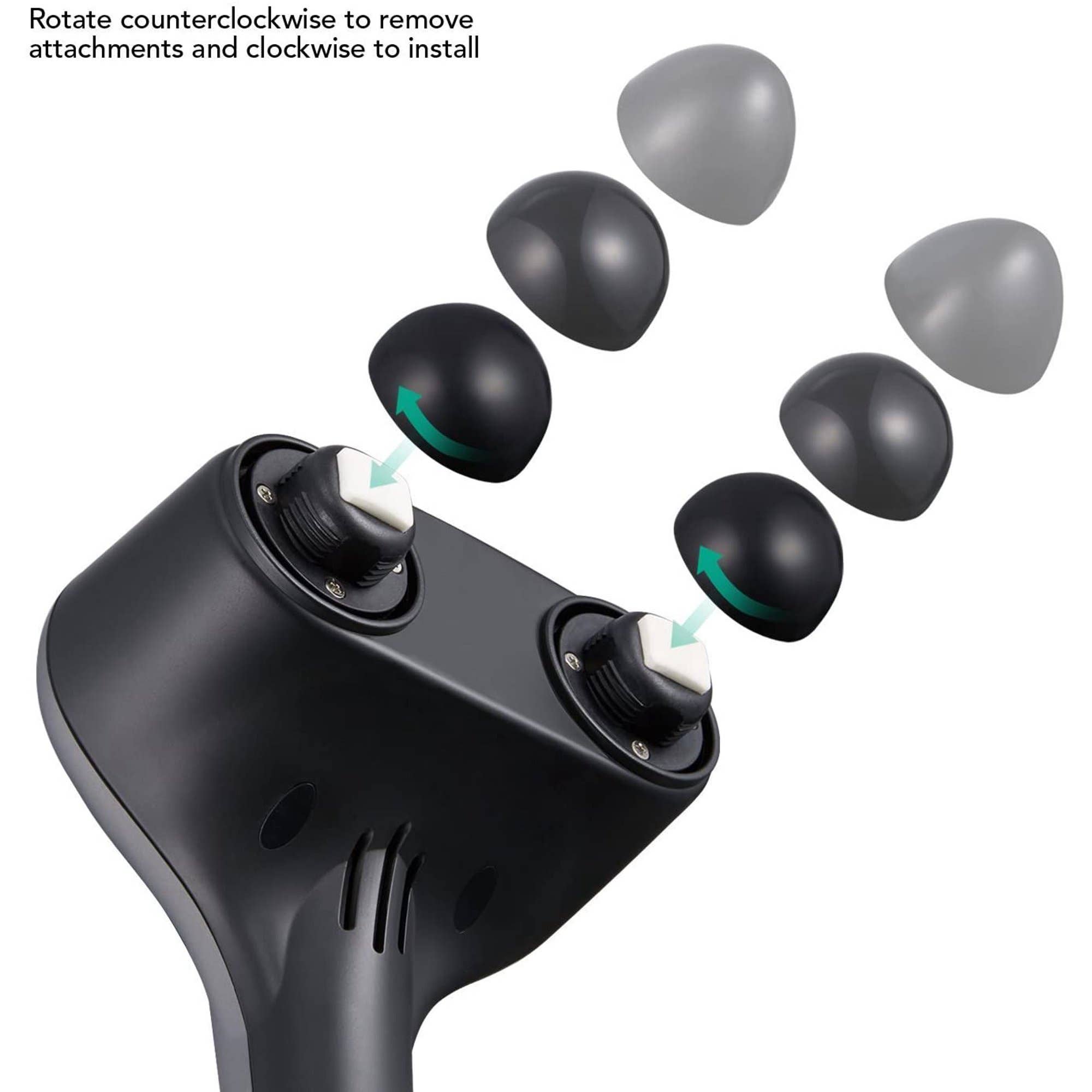 Above Edge - Venta al por mayor Masajeador corporal - Masajeador de Percusión Manual de Doble Cabezal6