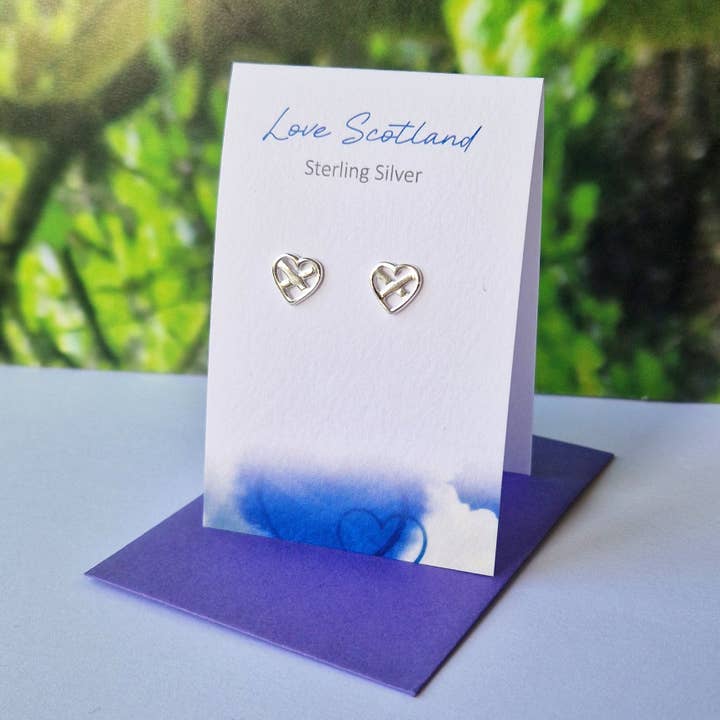 Love Scotland Studs for wholesale by Glenna Studios