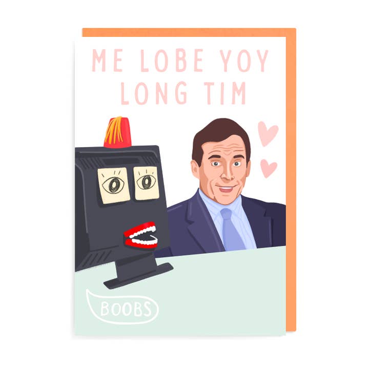 URGHH Card Co. – postal de aniversário por atacado – Cartão de amor de Michael Scott e Harvey | O escritório