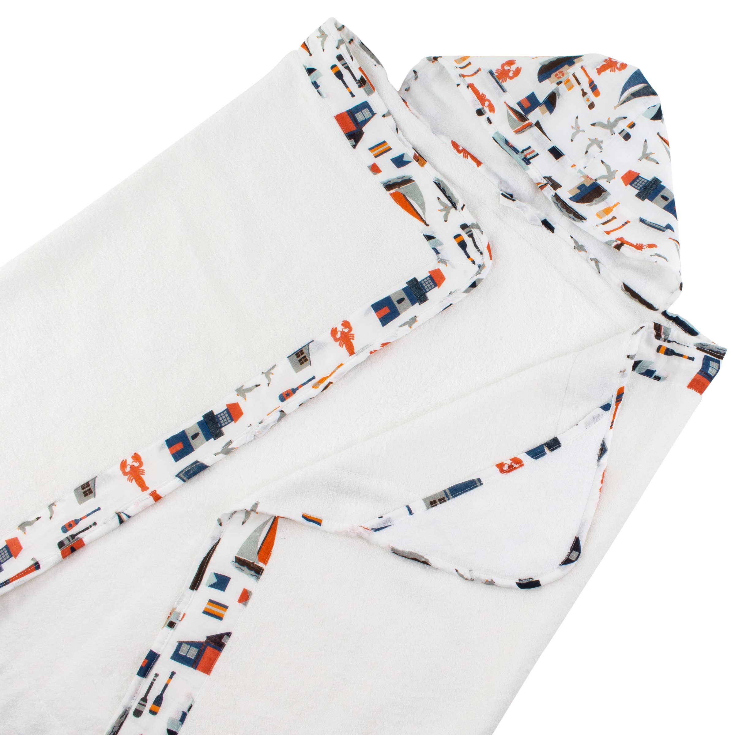Bebe au Lait - Wholesale Hooded Towel - Kids & Baby - Nautical Toddler Hooded Towel1