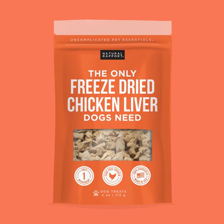 The Only Freeze Dried Chicken Liver Dogs Need for wholesale by Natural Rapport
