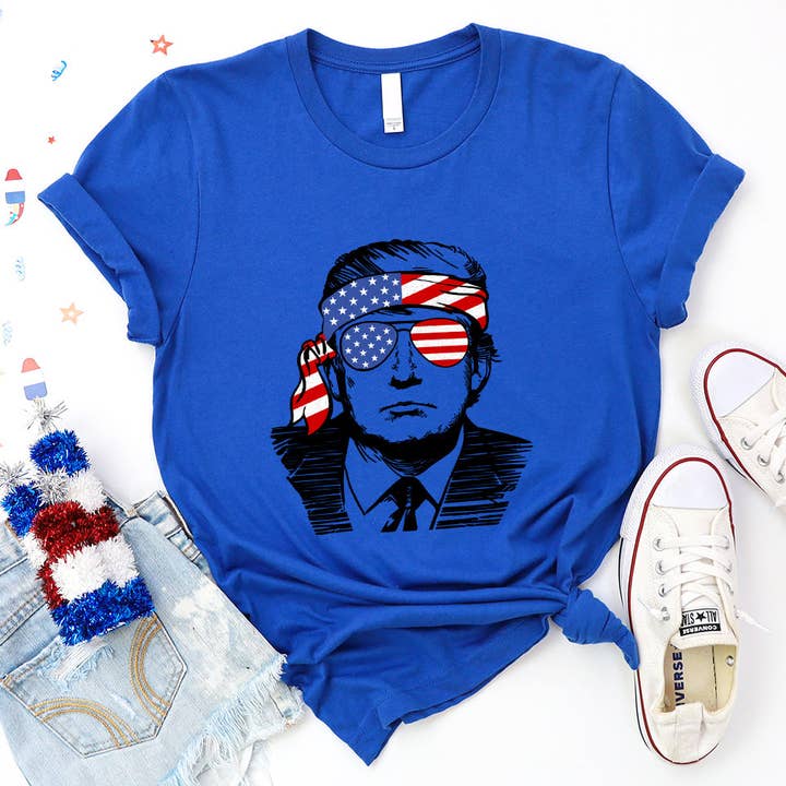 Trump Sunglasses Tee - 2498 for wholesale by I Love My Freedom