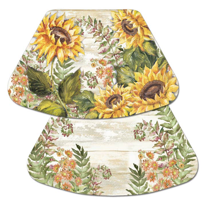 Conimar Promotions - Wholesale Placemat - "Sunflowers" Wedge Reversible Flexible Placemat