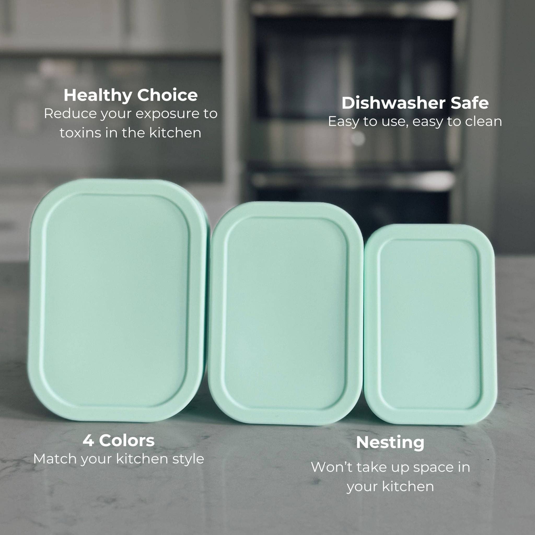 Dreamroo - Wholesale Food Storage Container - Rectangle Storage Containers | 3-Piece Nesting Set3