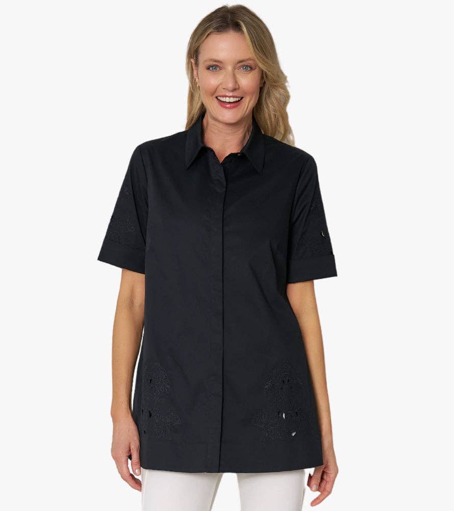 Stella Carakasi - Wholesale Button Down Shirt - Women's - Glamtastic Tunic3