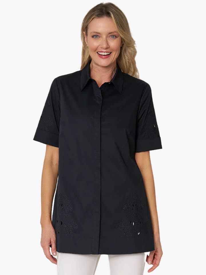 Stella Carakasi - Wholesale Button Down Shirt - Women's - Glamtastic Tunic3
