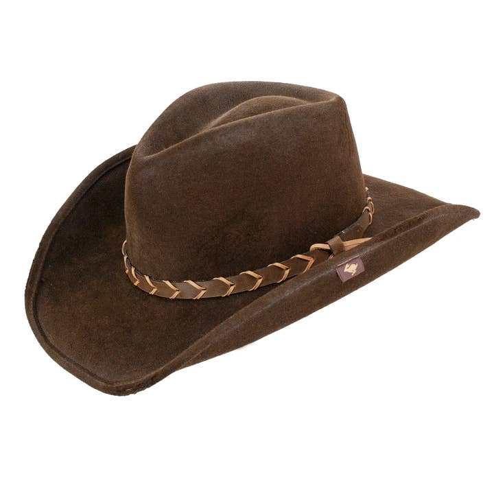 Villy Wool Felt Western Drifter Cowboy Hat for wholesale by Peter Grimm