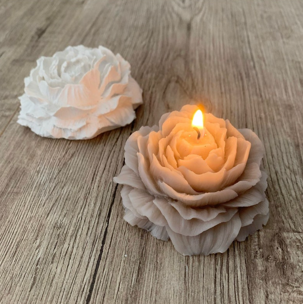 Lunelly - Wholesale Novelty Candle - Peony flower candle4