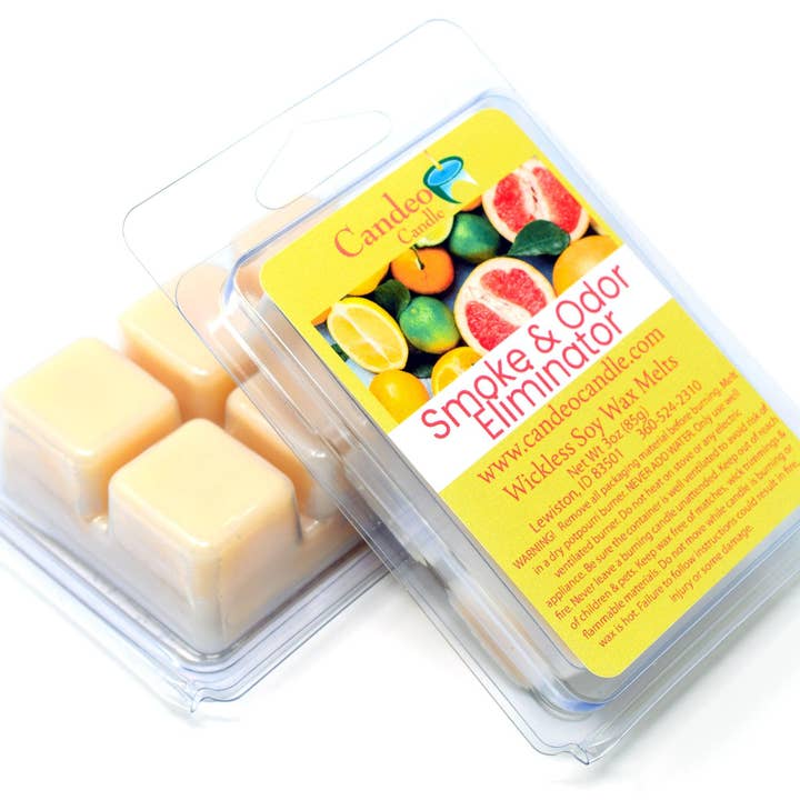 Smoke & Odor Eliminator, Soy Melt Cubes, 2-Pack for wholesale by Candeo Candle