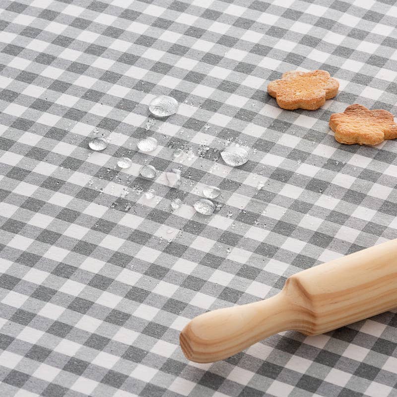 GAMUSI – wholesale Duk – Fläckbeständigt vaxdukstyg med vichy-rutigt bomullsmönster46