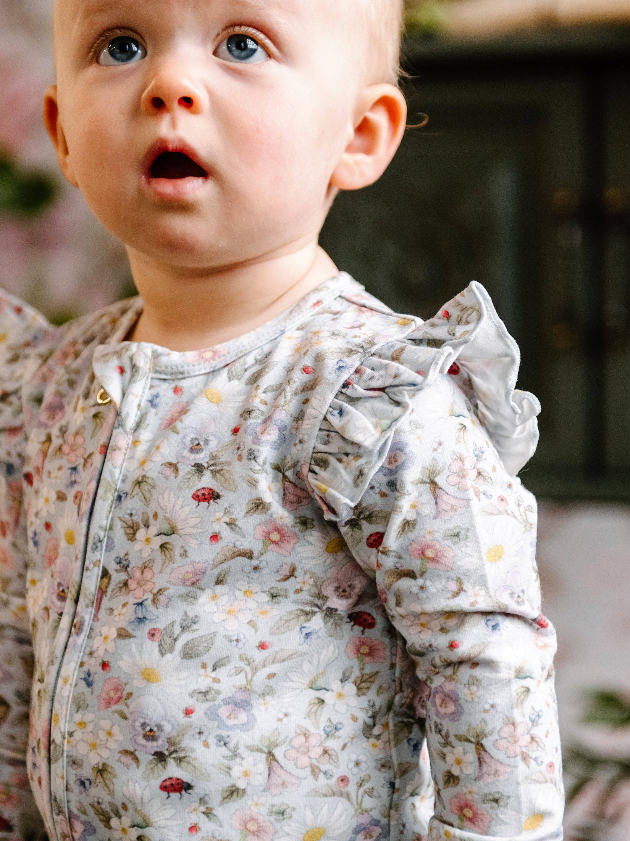 Fleur Harris - Wholesale Jumpsuit - Baby - 'Sweet Garden' Precious Frill Coverall Onesie4