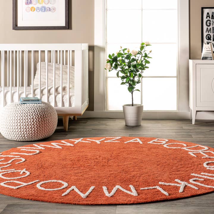 nuLOOM - Wholesale Area Rug - Kids & Baby - Kids Washable Round Alphabet Rug56