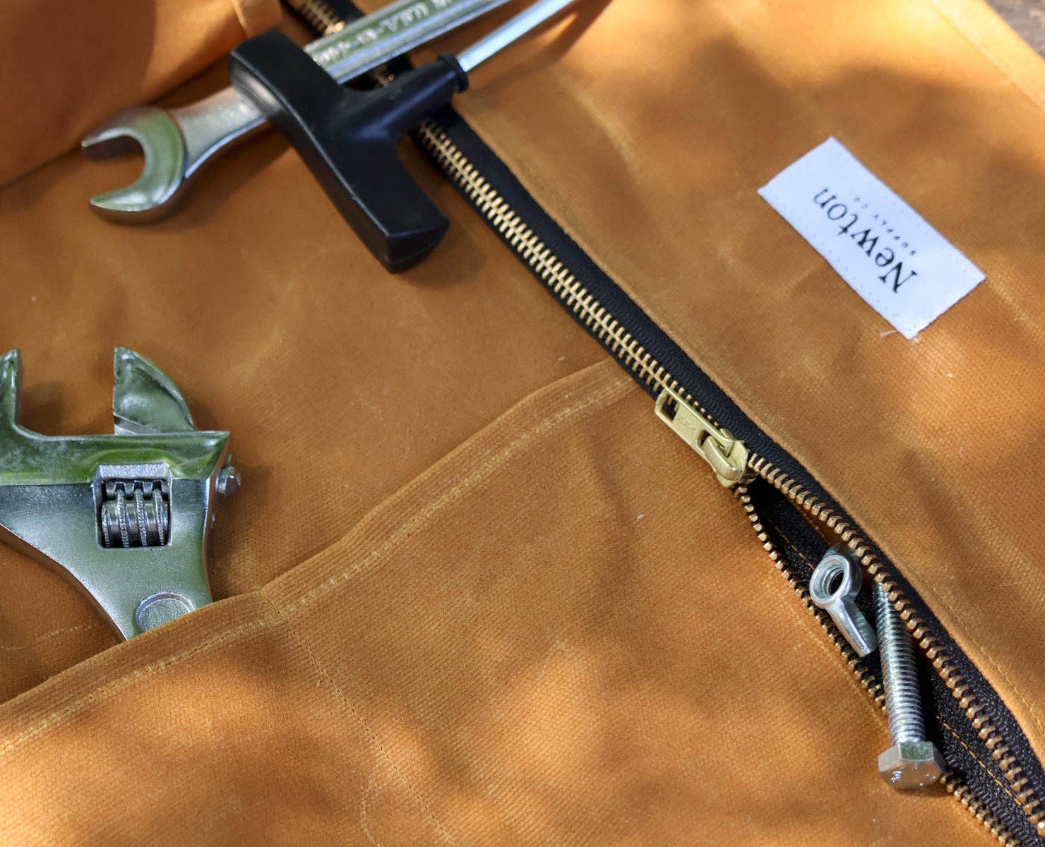 Newton Supply Co - Wholesale Luggage - waxed canvas tool roll8