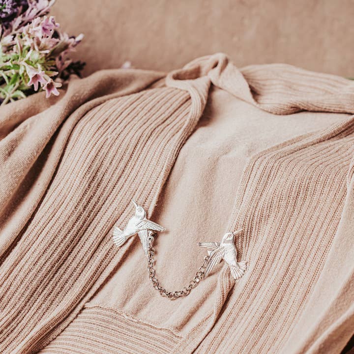 Custon Sweater Clip - Shawl Clasp - Select your Design for wholesale by House of Morgan Pewter