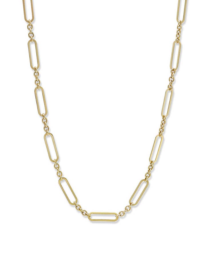 Vintage öppen länk pappersklämma kedja för wholesale av ANZIE