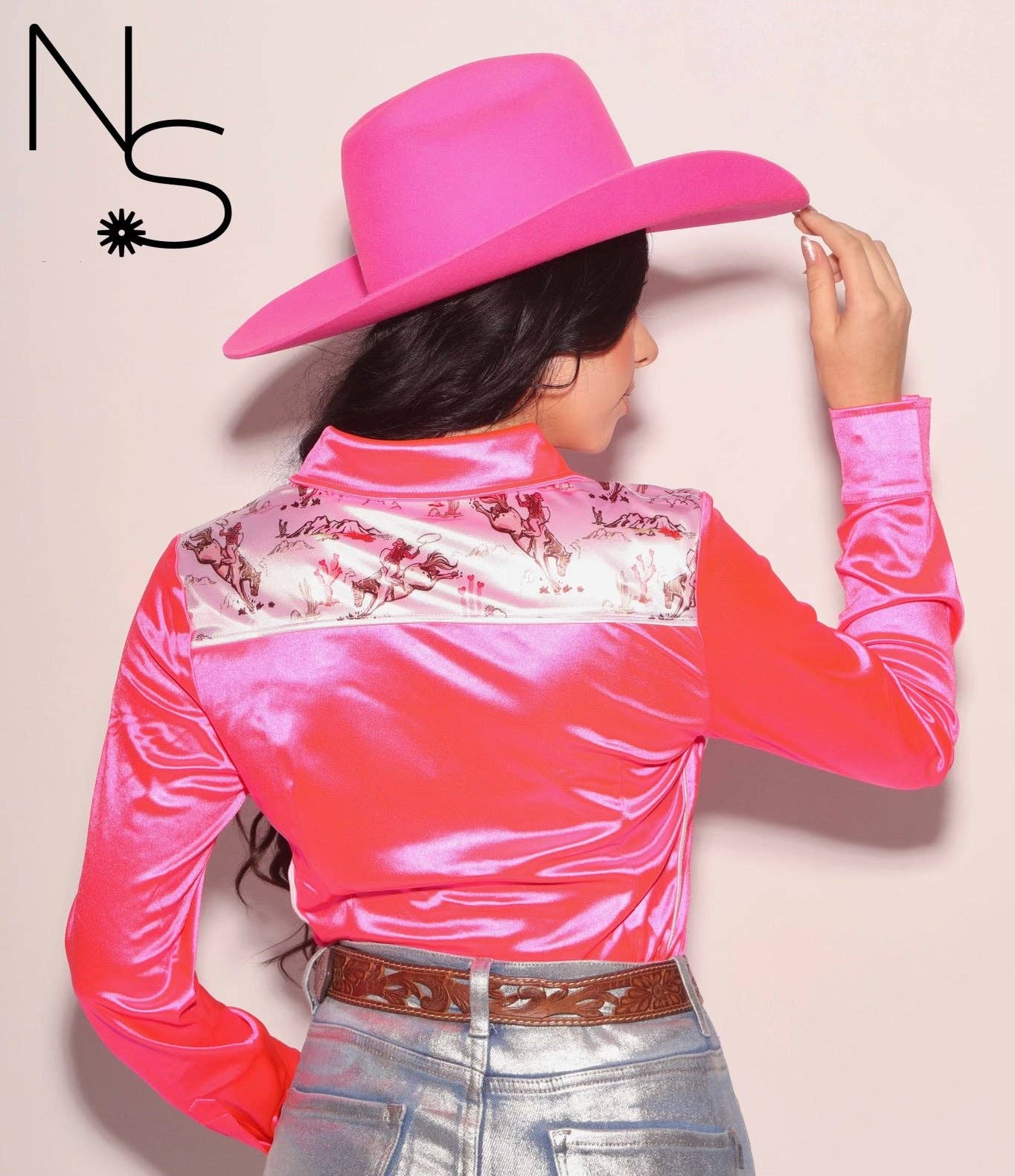 Neon Spur LLC - Wholesale Button Down Shirt - Women's - Let 'Er Buck! Luxury Western Pearl Snap Rodeo Shirt6
