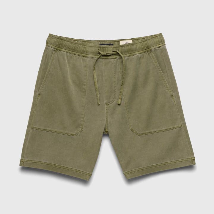 Tyler Tencel Utility Short - Lichen Green for wholesale by SURFSIDESUPPLY