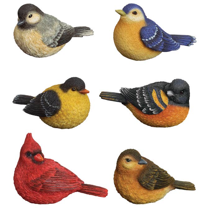 Songbird Classics Mini Bird Figurines for wholesale by Gift & Garden by Carson