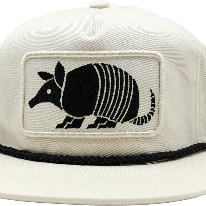 Flat Bill Rope Hat - Armadillo for wholesale by East Texas Sales & Service