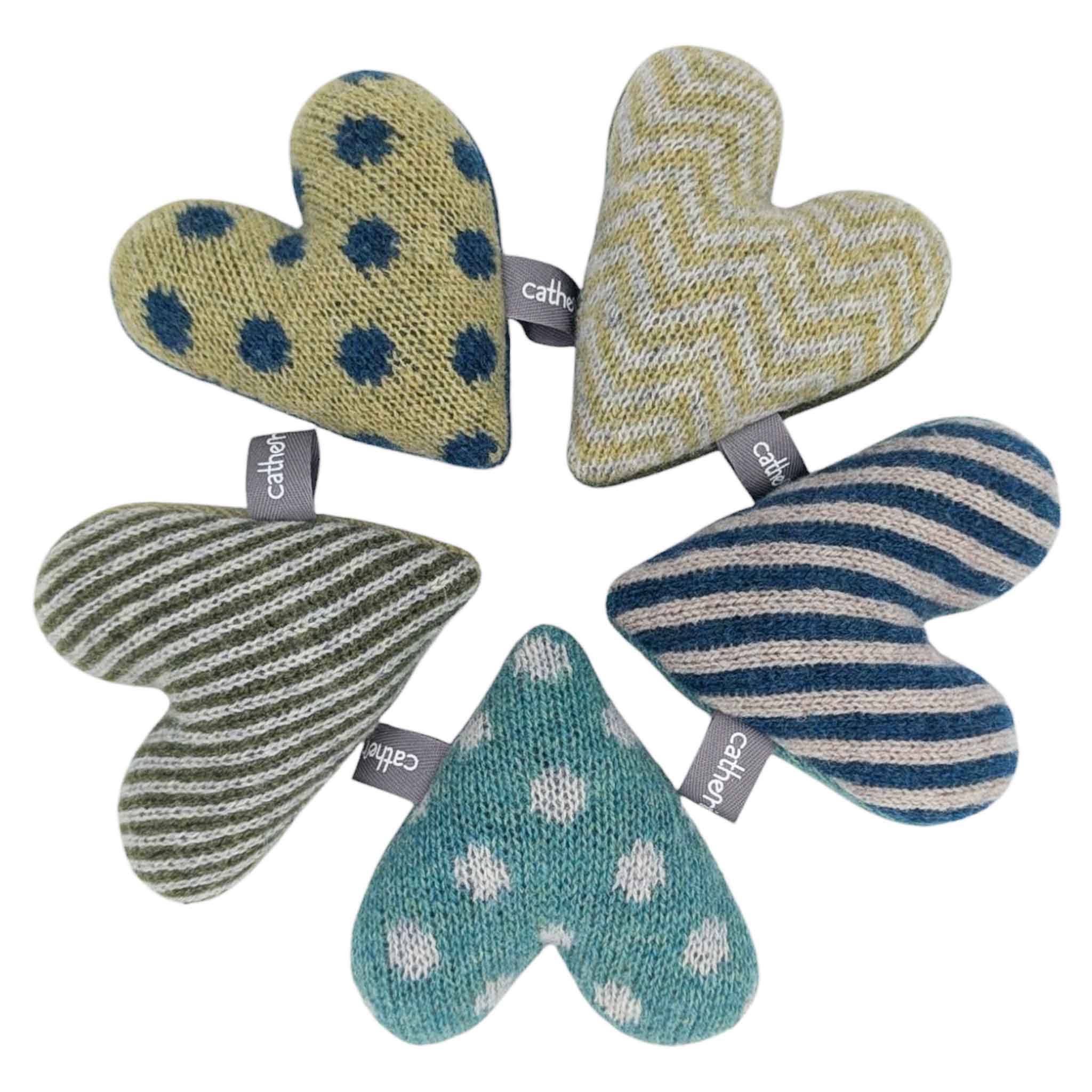 Catherine Tough (US Duties Paid) – wholesale Sachet – NEW Mini Lavender Hearts 5 Packs - Colour Mixes4