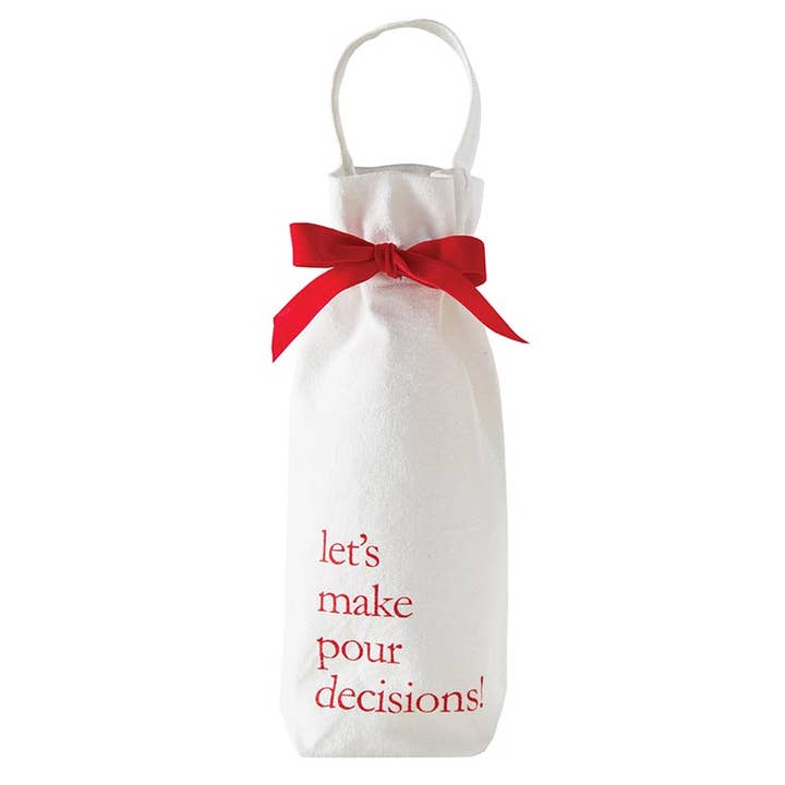 Face to Face Wine Bag - Pour Decisions for wholesale by Santa Barbara Design Studio by Creative Brands