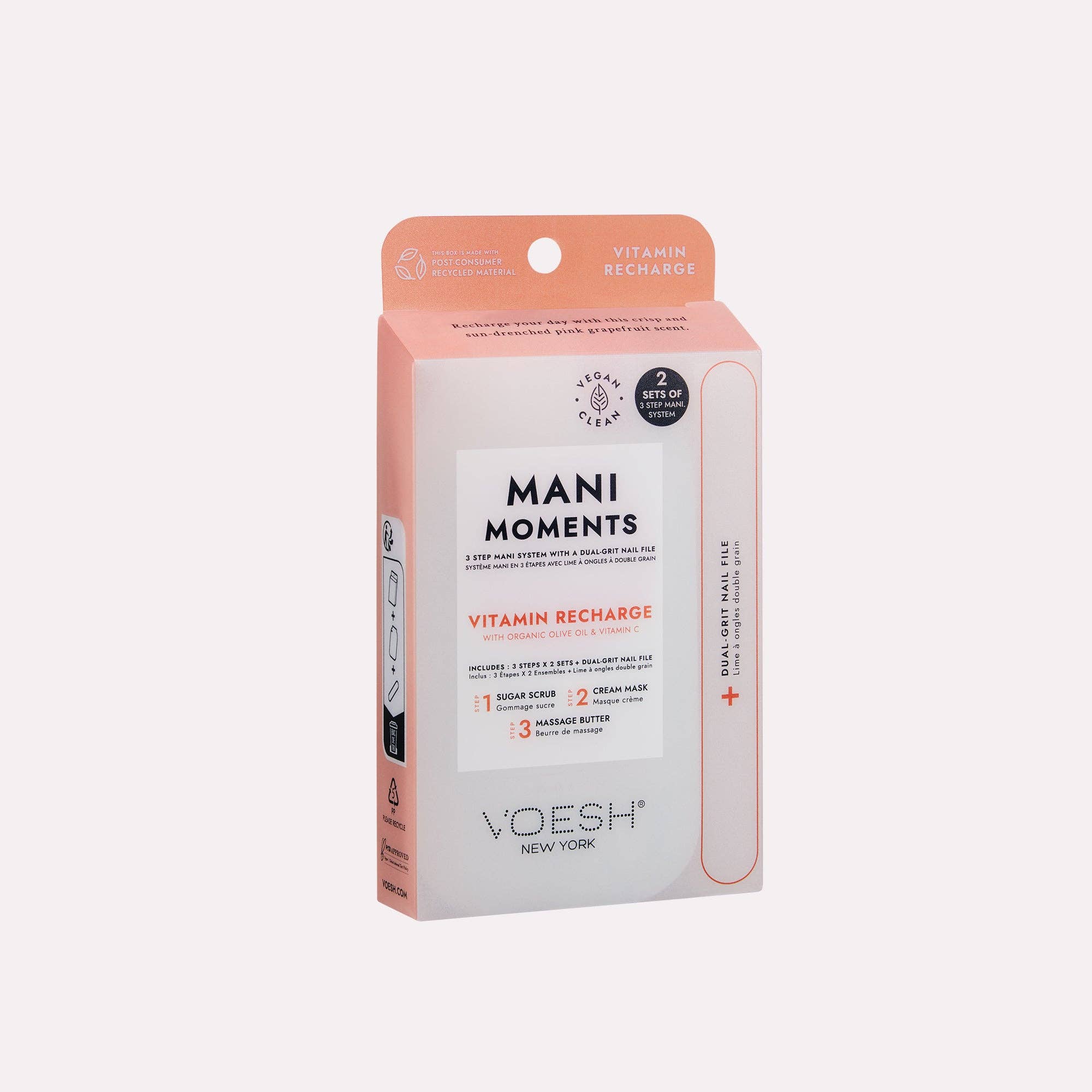 VOESH New York - Wholesale Nailcare Set - Mani Moments Duo - Vitamin Recharge