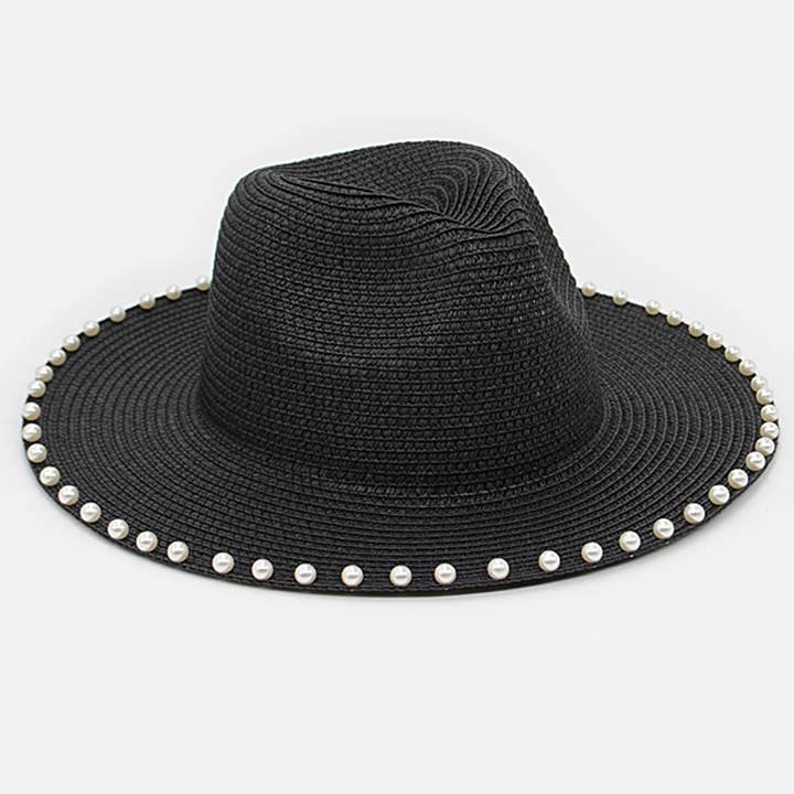 3AM BY H&D ACCESSORIES - Wholesale Straw Hat - Women's - beaded straw hat