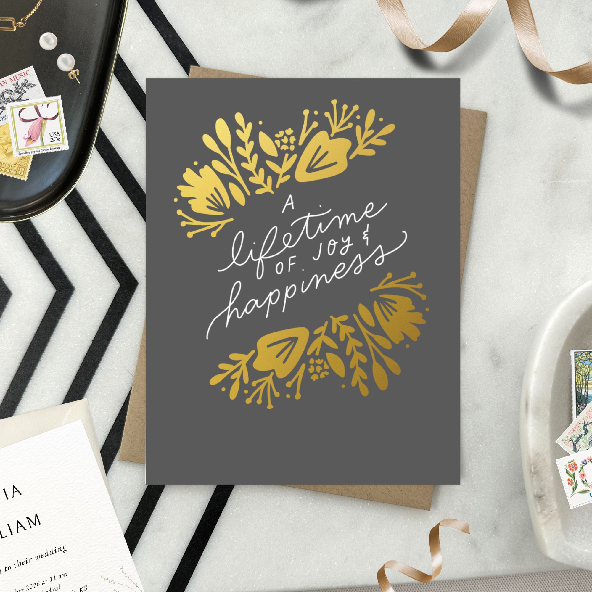 Barone and Co. - Vendita all'ingrosso Partecipazioni di nozze - Biglietto di nozze spray a vita1