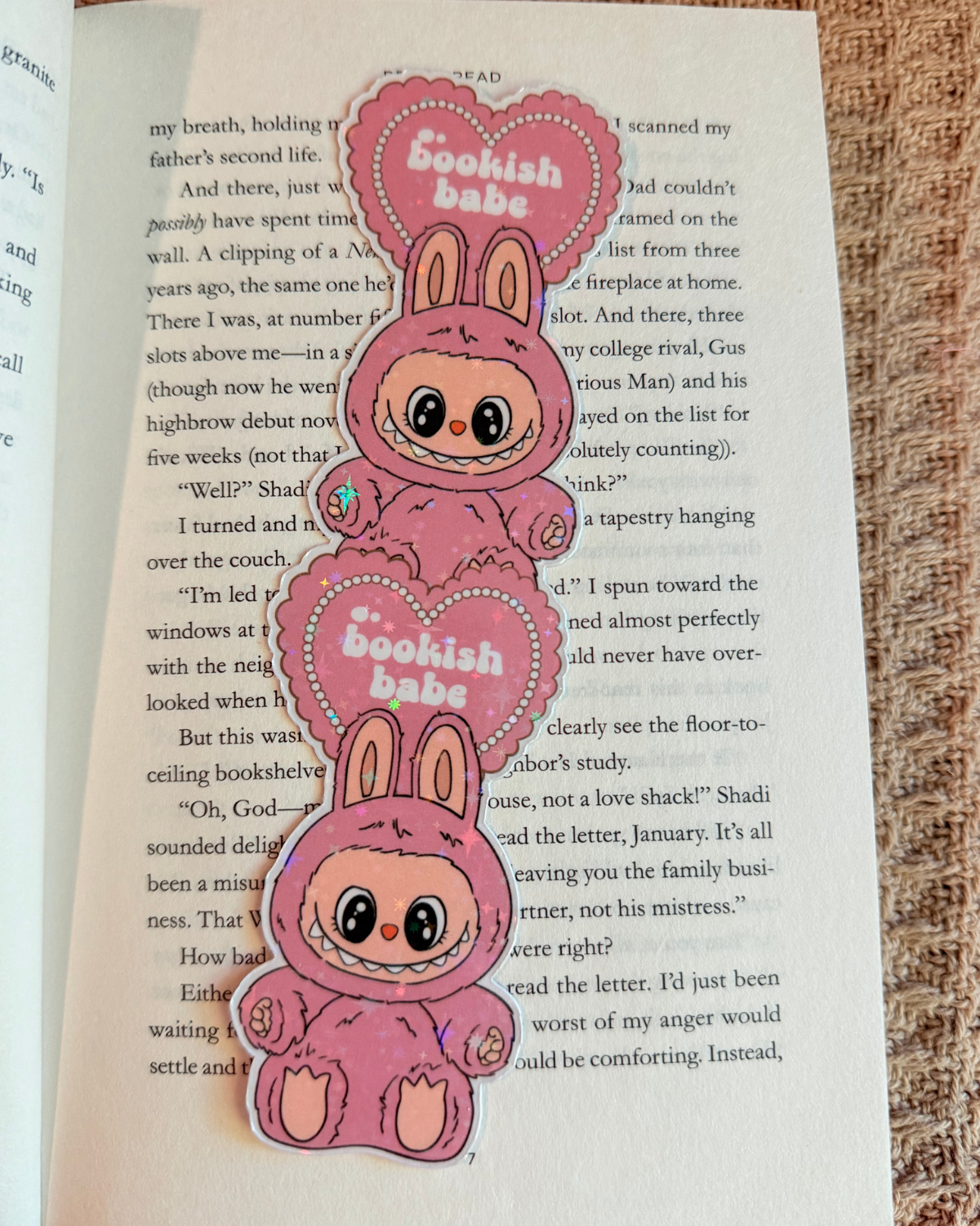 Dearest Little Hope - Wholesale Bookmark - Cute Monster Holographic Bookmark0