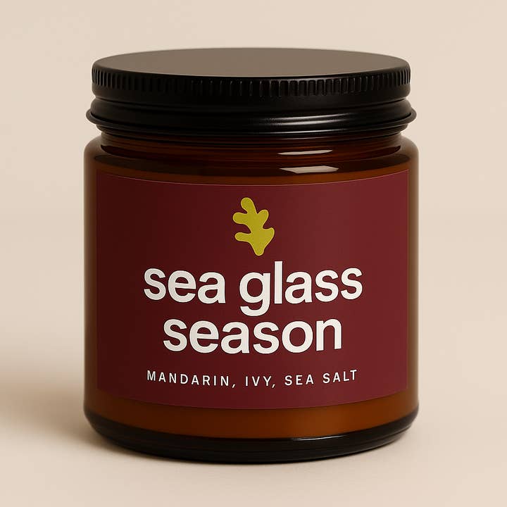 Sea Glass Season for wholesale by Kelp House Candle Co.