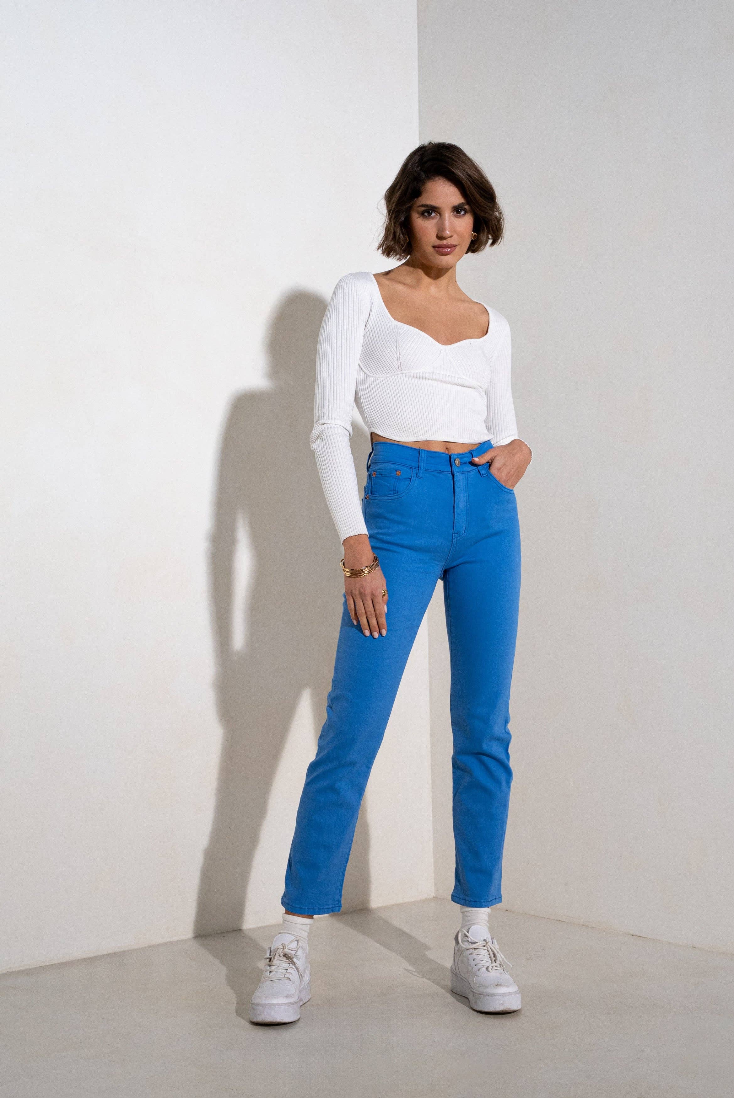 ONADO – calças de ganga - Mulher por atacado – Jean Droit - Dairine9