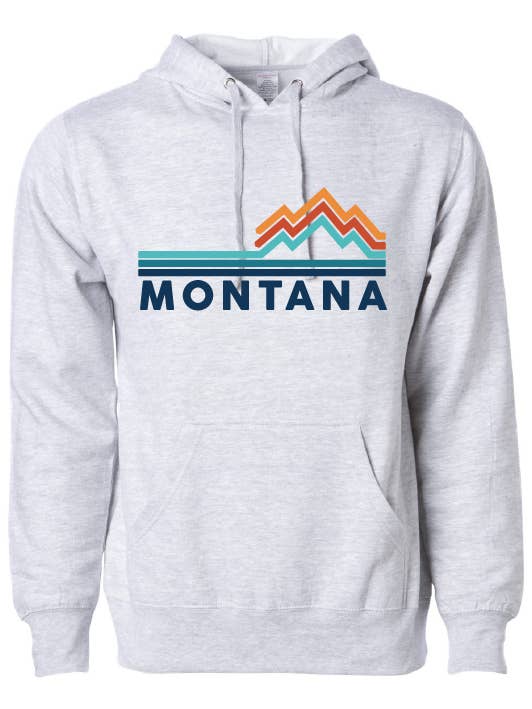 MT Brand Apparel - Wholesale Hoodie - Unisex - Retro Mountain Customizable Fleece Hoodie0