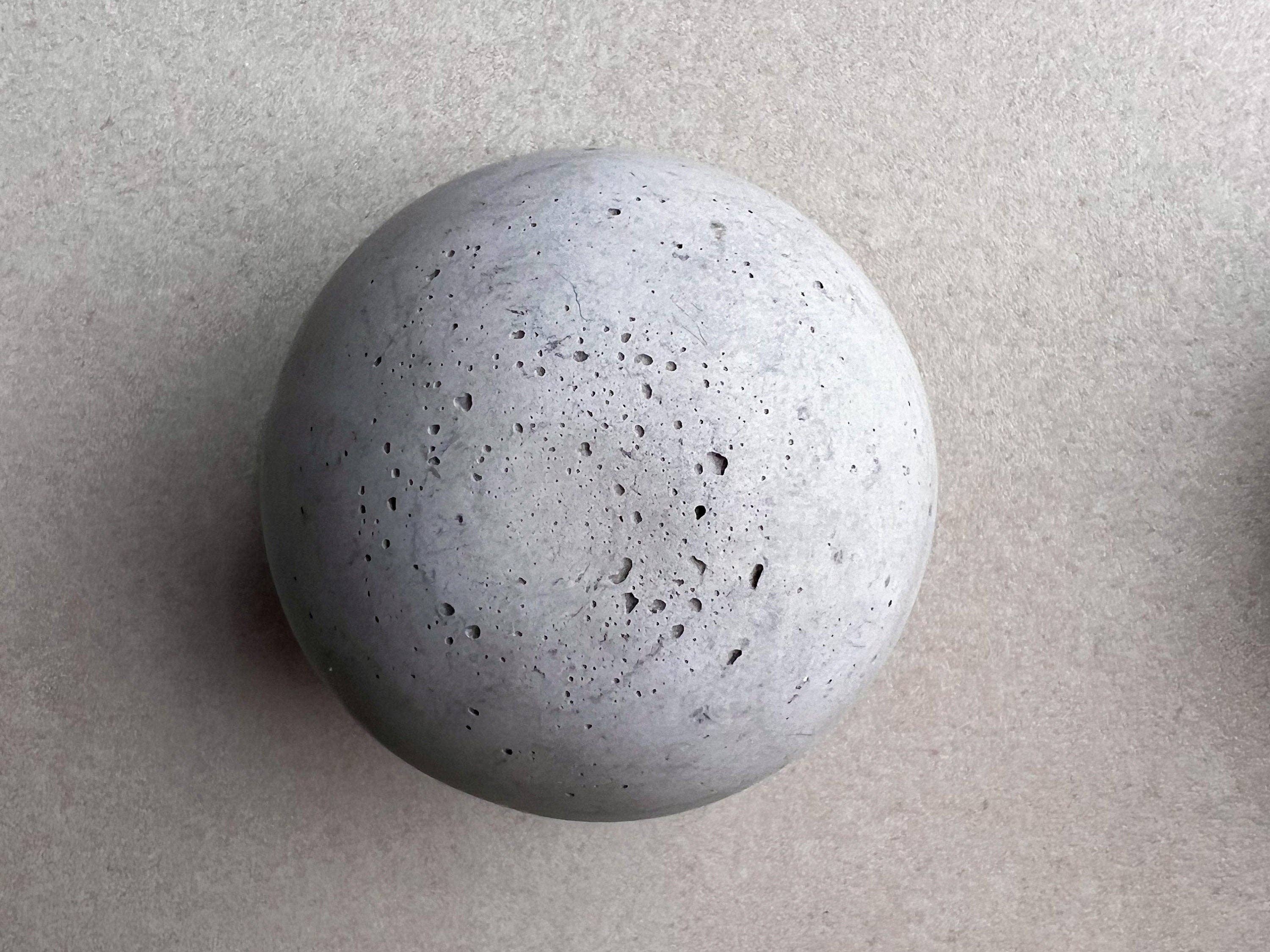 Minimal Loot Design - Wholesale Wall hook - Round Cement Hook, Sphere Knob, Hat Hook, Modern Hook, Decorative Peg, Entryway Coat Hook, Wall Storage, Ball Hanger, Natural7