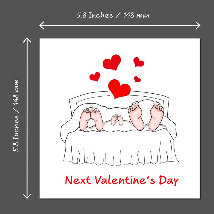 Swizzoo Cards - Venta al por mayor Tarjetas de amor - Tarjeta de San Valentín para bebé para esposa embarazada futuro padre marido novio nuevo bebé amor romántico familia