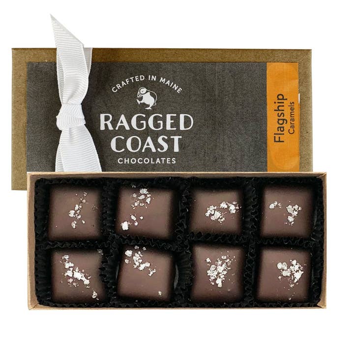 Ragged Coast Chocolates - Wholesale Chocolate Box - Vanilla & Sea Salt ("Flagship") Caramel Boxed Assortments1