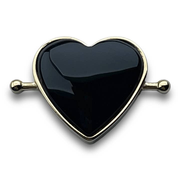 CONQUERing - Wholesale Individual Charm/Pendant - Heart-shaped Crystal Element3