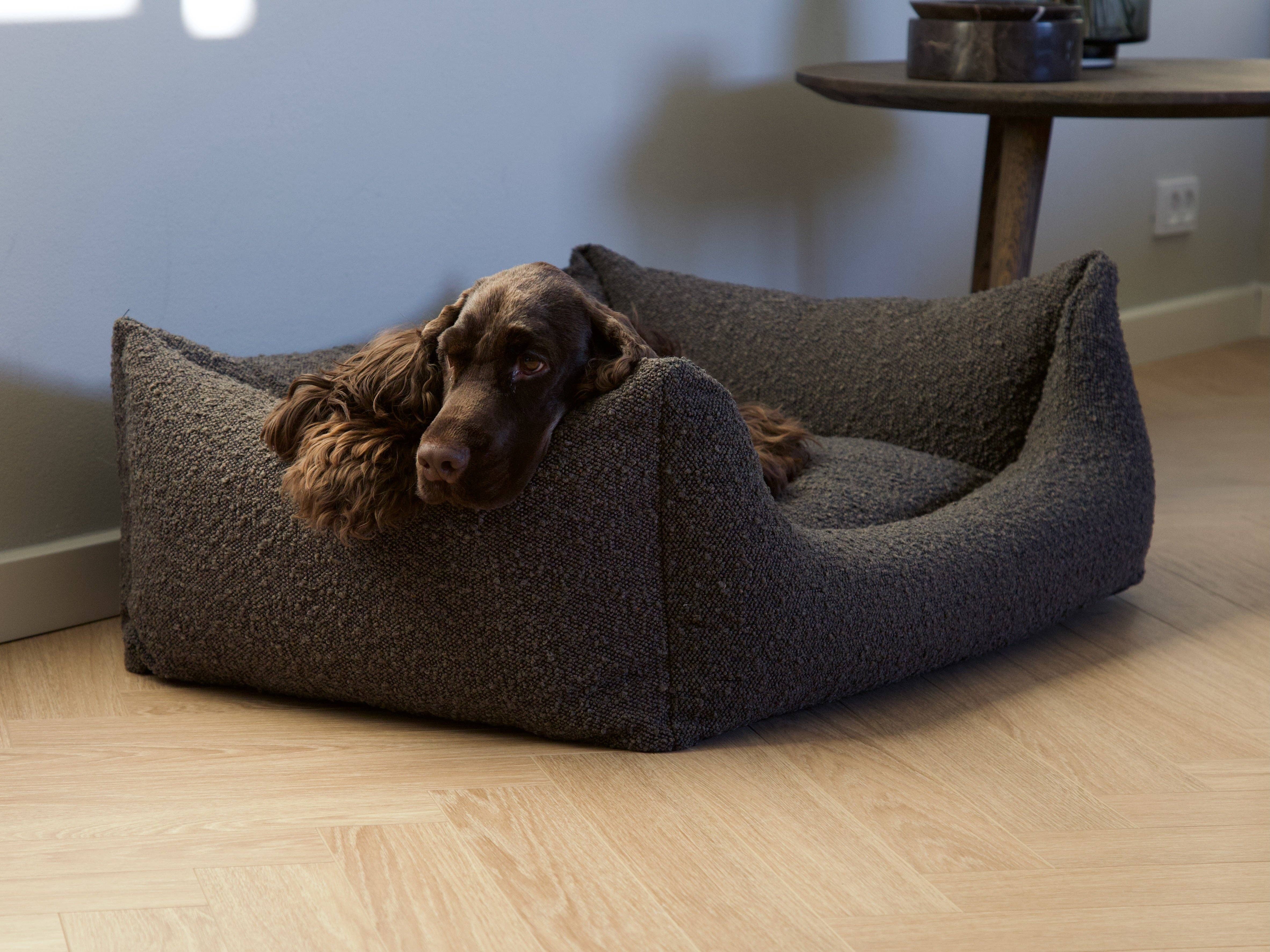 Nordog – cama - Cão por atacado – Cama para cachorro BILLY em tecido bouclé mocca7