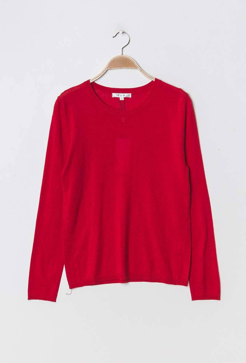 jw.atelier - Wholesale Knit Sweater - Women's - Round neck sweater in silk and cashmere29