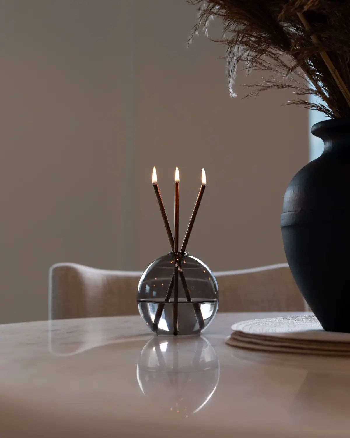 Everlasting Candle - Wholesale Vase - Neva Vase, Storm [x6] --WHOLESALE14