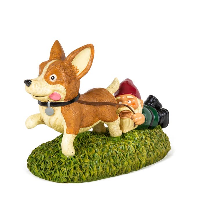 BigMouth Inc - Wholesale Garden Gnome - Dog Pulling Gnome