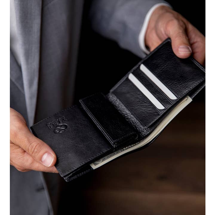 Time Resistance - Wholesale Wallet - Men's - Leather Bifold Wallet - Daniel2