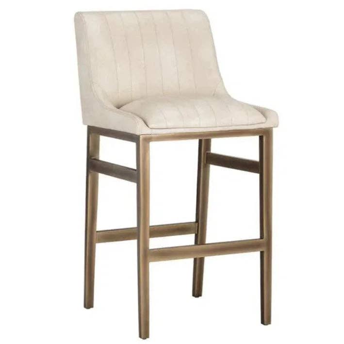 Halden Faux Leather Barstool for wholesale by LOOMLAN