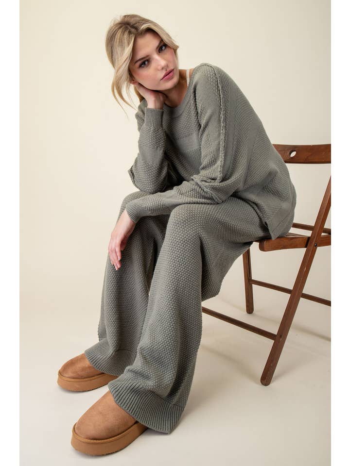 Rae Mode - Wholesale Lounge Set - Women's - OVERSIZED SWEATER SET
