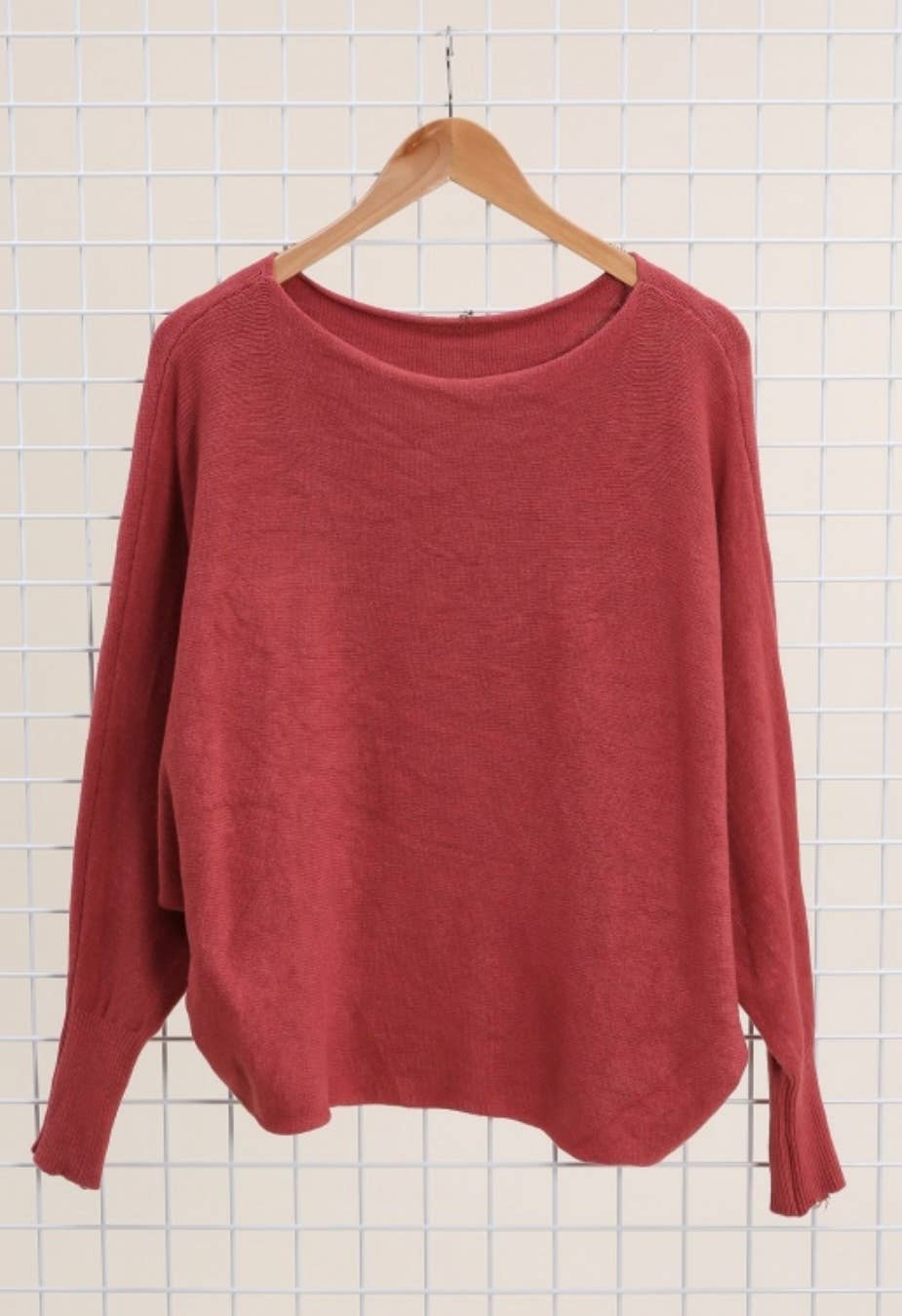 LÉA & LUC - Vendita all'ingrosso Maglione tricot - Donna - Maglione con maniche a pipistrello REF. 0099101