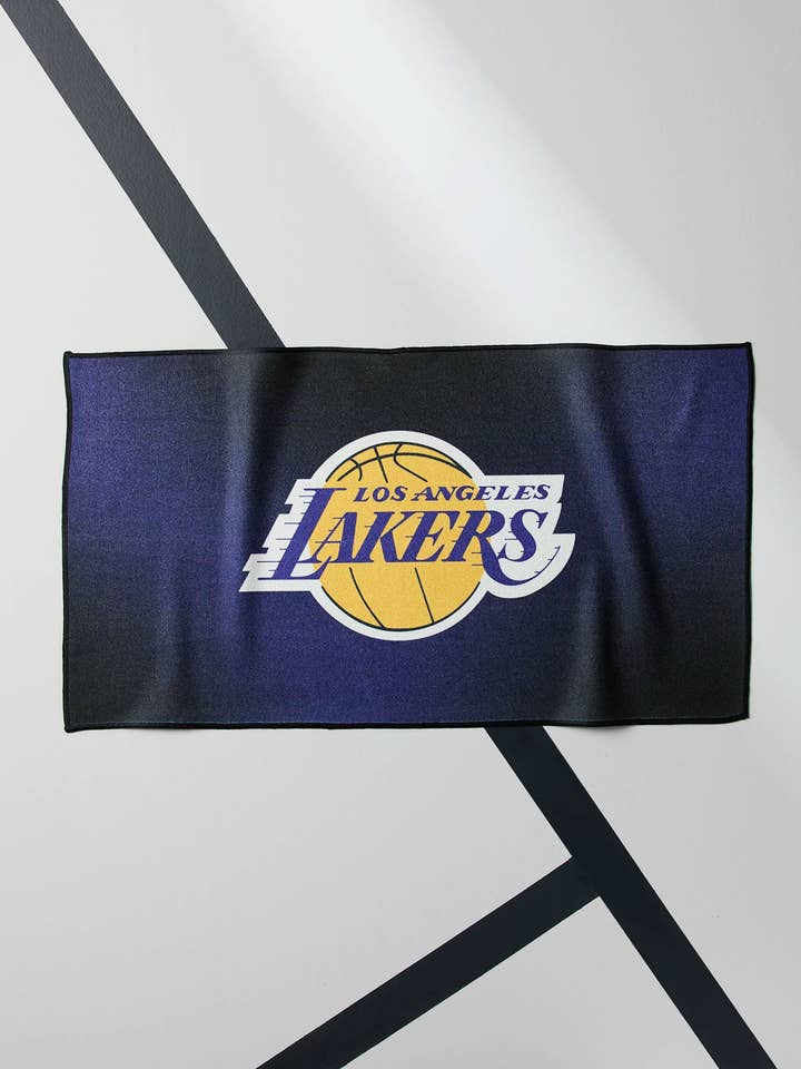 Lakers Fade Fitness Towel for wholesale by Geometry