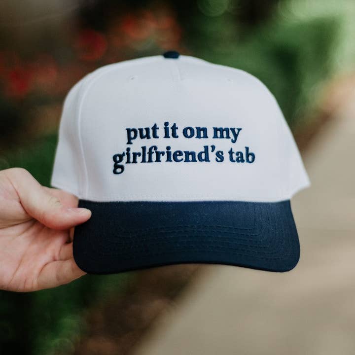 Katydid - Wholesale Trucker Hat - Women's - Put It On My Girlfriend's Tab Two-Tone Hat