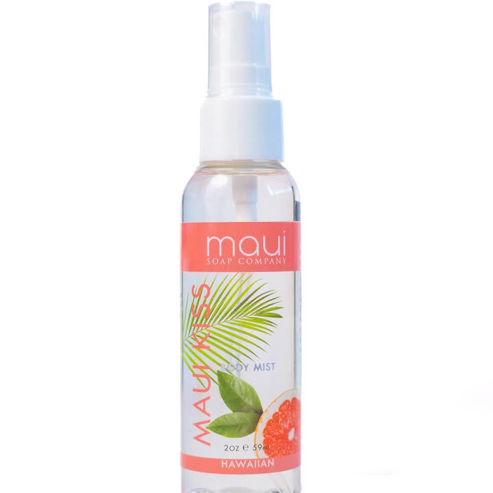 Maui Soap Co. - Wholesale Face & Body Mist/Water - Maui Kiss Hawaiian Body Mist - Alcohol-Free & Hydrating0